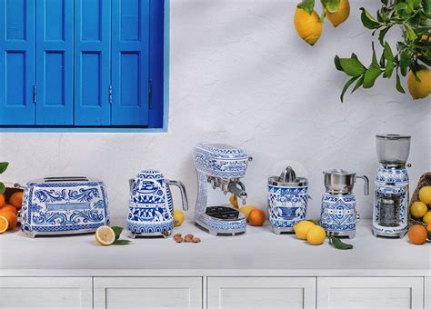 lodowka smeg dolce gabbana|A Stylish Fusion in Blu Mediterraneo: Dolce&Gabbana .